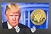 Donald Trump 1st Term 4 Year Coin Set, Collector’s Edition, Gold Plated Replica Coins 2017, 18, 19, 20, Rectangle Display Case, Cert. of Auth. (1st Term Rect. Blk.)