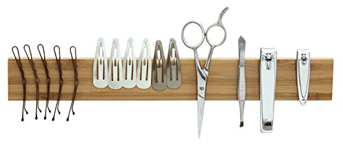 VANITYkeeper - Magnetic Personal Care Accessory Organizer / Holds tweezers, nail clippers, scissors and hair clips!