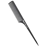 Diane Thick Rat Tail Comb Pack, Black, 12 Count