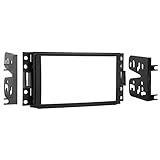 Metra 95-3304 Double DIN Installation Kit for Select 2005-2006 GM/Chevrolet Vehicles (Black)