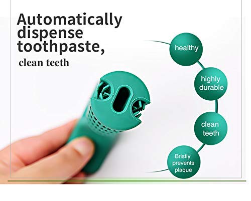 Diglife Dog Brushing Stick Large,Doggy Brushing Stick Chew Cleaning Toothbrush Dental Hygiene Toy, Food Grade Silicone Bite Resistant Soft Rubber Toy for Dogs, Cats, Most Pets, Gift for Pets Lover (L)