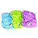 Pet Magasin® Super Absorbent Resuable Dog Diapers for Females (3-Pack) - Ideal Heat Solution, Washable Doggie Diapers for Female Dog - Perfect Doggie in Heat & Period (Solid, M (14”-19” Waist))