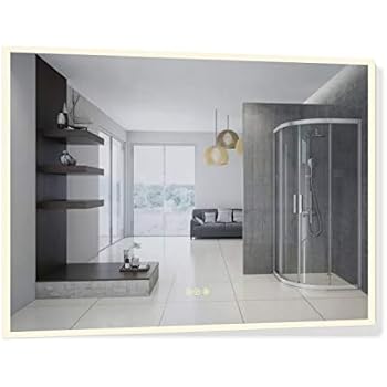 B&C 48x36 inch Super Slim LED Lighted Bathroom Mirror with CRI>90 Multiple Color|Vertical or Horizontal|Defogger|Dimmable Touch Switch with Memory|Wall Swtich Ready” src=”https://images-na.ssl-images-amazon.com/images/I/41WqRZ-Yx4L._SL500_AC_SS350_.jpg” style=”opacity: 1;height:130px”></a></figure>
<div class=