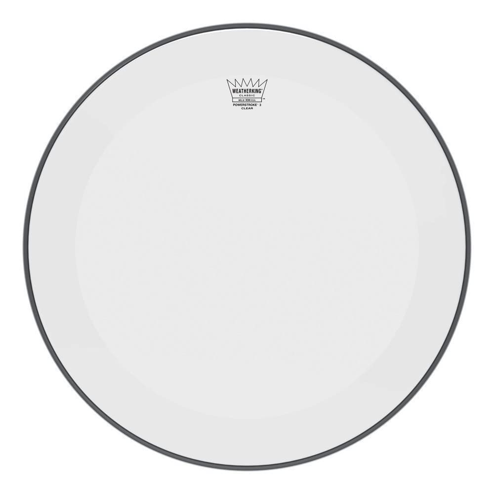 Remo Classic Fit Powerstroke 3 Drum Head 22 Inches CL-1322-P3 Clear