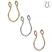 Ruifan 3PCS 316L Surgical Steel Tribal Fake Faux Clip On Septum Nose Hoop Ring Body Jewelry Piercing Unisex 20 Gauge 5/16