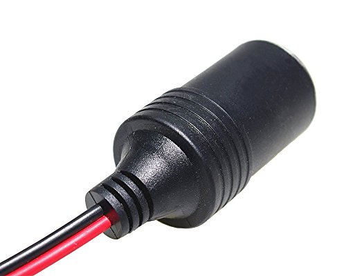 MicVista AC03 12V 1m Female Car Cigarette Lighter Female Socket Plug Connector for GPS/ Dashcam Car Charger with Cigarette Lighter Socket (2 pack) - Thumbnail 4
