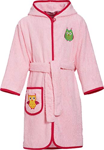 Playshoes Mädchen Frottee Bademantel Eule