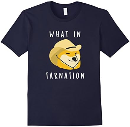 Mens What In Tarnation T Shirt 2XL Navy