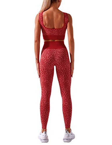 41WqUF0rElL MuCoo Conjunto de ropa deportiva sin costuras para mujer, 2 piezas, cintura alta, estampado de serpiente, entrenamiento… MuCoo Conjunto de ropa deportiva sin costuras para mujer, 2 piezas, cintura alta, estampado de serpiente, entrenamiento… - Imagen 4