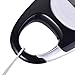 Walking Pedometer 3D Carabiner Activity Fitness Tracker with 7-Day Memory, Slient Digital Pedometer with Step, Calorie & Distance Counter for Men & Women (black)