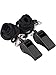 Mudder 2 Pack Plastic Sports Coach Whistles with Lanyard (2 Pack)