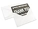 Juvale Thank You Cards - 48-Count Thank You Notes, Bulk Greeting Cards Set - Blank on The Inside, Black and White Chalkboard Design - Includes Thank You Cards and Envelopes, 4 x 6 Inches