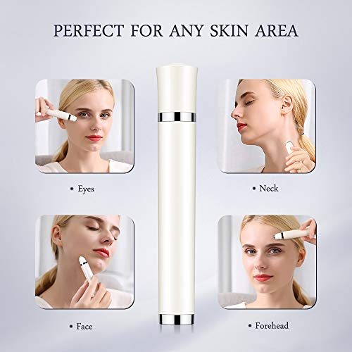 Electronic Refillable Roller Bottle - 10ml Container for Hyaluronic Acid Serum Essence Essential Oil Massage Skin Care Reusable Bottle with Stainless Steel Roller Balls - Thumbnail 2