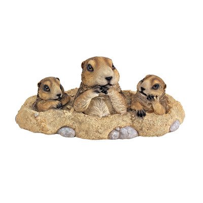 Design Toscano Burrowing Buddies Garden Gophers Statue