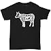 10oz Apparel Men's Cuts of Beef T-shirt