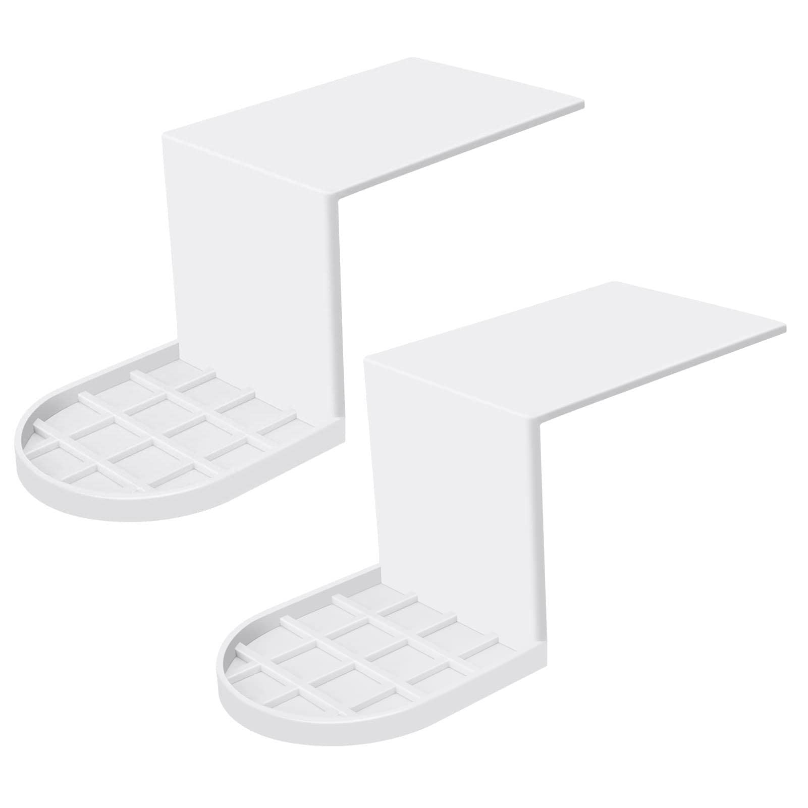 Sahgsa Detergent Holder 2 Pack Detergent Cup Holder Tidy Soap Dispenser Practical Detergent Holder Collection Container Detergent Cup Holder for Drip Dispenser and Fabric Softener