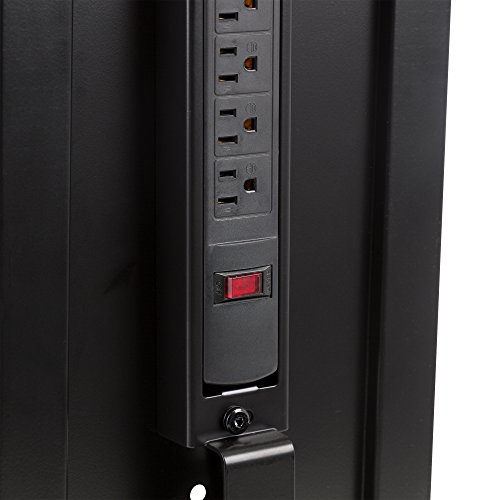 Norwood Commercial Furniture NOR-TY1000BK-SO Laptop Caddy Cart Presentation Station, black