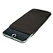 Synthetic Leather Sleeve for iPhone 7 Plus, 6 Plus and 6S Plus by Dockem - Ultra Slim Professional Executive Faux Leather Pouch Case (Dark Brown)