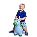 Kiddie Play Horse Hopper Unicorn Inflatable Ride On Bouncy Animal Hoppity Hop Toy for Kids (Pump Included)
