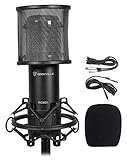 Rockville RCM01 PC Gaming Twitch Stream Microphone