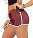 HOT FROM HOLLYWOOD Women's Elastic Waist White Outline Active Lounge Shorts