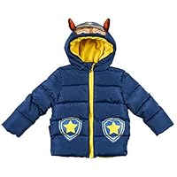 The Arctic Squad PAW Patrol Hooded Jacket for Toddler Boys, Character Coat Blue, 3T