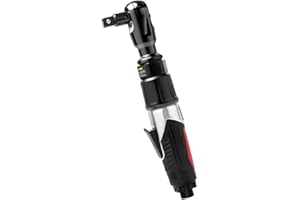 AEROPRO TOOLS 3/8" Professional Air Ratchet Wrench Set with 1/2" Drive Adapter, Pneumatic Impact Wrench for Auto Maintenance, Repair Work 50 Ft-Lbs