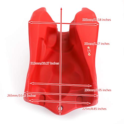 Bruce & Shark Replacement Plastic Fuel Tank & Gas Cap for Honda TRX300 Fourtrax 300 1988-1992