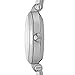 Fossil Women's Mini Georgia Quartz Stainless Steel and Leather Casual Watch, Color: Silver, Brown (Model: ES3861)