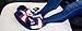 Happy Feet Mens y Womens NFL Sneaker, LG - W 8-10, M 7-9, New England Patriots Slippers