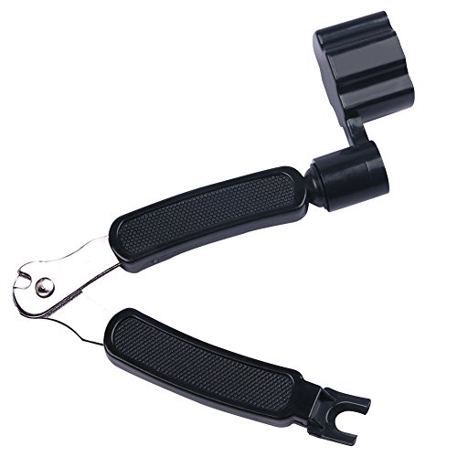 COCODE Guitar String Winder and Cutter 3 IN 1 Multifunction Bridge Pin Puller Guitar Maintenance Tool For Guitar Ukulele Stringed Instruments