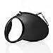 Iugami 16 Feet Retractable Dog Leash, Professional Pet Belt / Tape / Ribbon Leash for Mudium & Large Dogs, One Button Break & Lock, Black