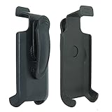 Black Soft Touch Rubber Coated Belt Clip Holster for Casio G'zOne Ravine 2 C781
