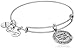 Alex and Ani Aquarius Rafaelian Silver Bangle Bracelet