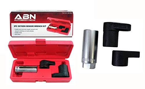 Abn 3 Piece 3/8in Drive Oxygen Sensor Wrench Socket Set
