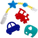 Beabies Teething Toy with Pacifier Clip