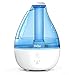 Cool Mist Humidifier - Humidifier for Baby Bedroom, All Night Moisture, Quiet Humidifier with High Low Mist, Auto-off Timer, Night Light, Easy Use Filterless Humidifier for Home Office Nursery