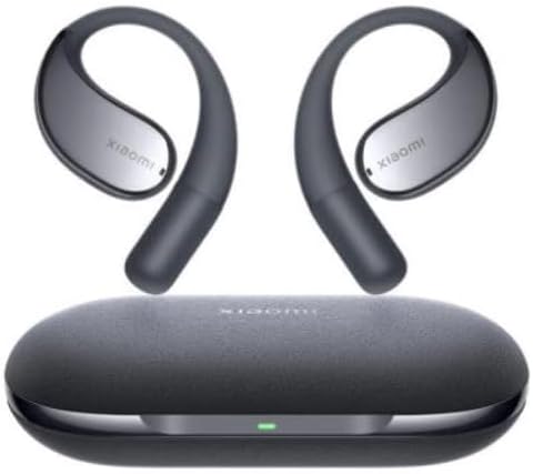 OpenWear Stereo - Leichter Bluetooth Open Ear Kopfhörer für den ganzen Tag mit 7.5 + 38.5 Stunden Akkulaufzeit, Hi-Res Audio, Dynamischer Treiber, KI-Rauschunterdrückung, Cosmic Gray