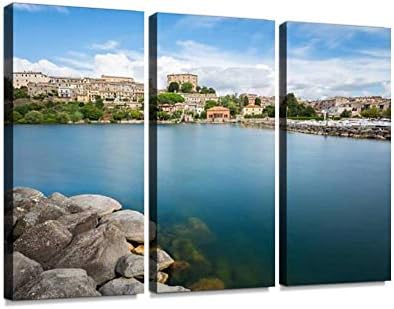 Bolsena Lake View From Capodimonte Modern 3d Wall Art Painting On