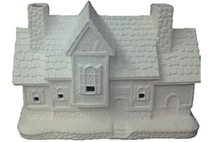 Creative Kreations Ceramics Inn 6" x 9" x 4" Ceramic Bisque, Ready to Paint