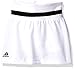 adidas Youth Girls Tennis Club Skirt, White, Medium