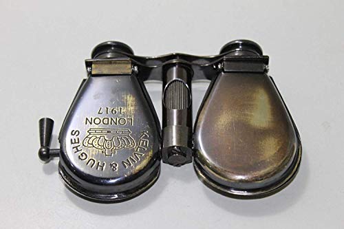 image for Royal Victorian Export Kelvin & Hughes London 1917 Brass Opera Glasses