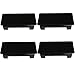 Lightronic 4pcs 6inch Light Bar Cover Offroad Protective Double Row LED Light Bar Cover Kits Protect Cover Lens (6inch, black)