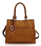 Scarleton Casual Satchel H156325 - Camel