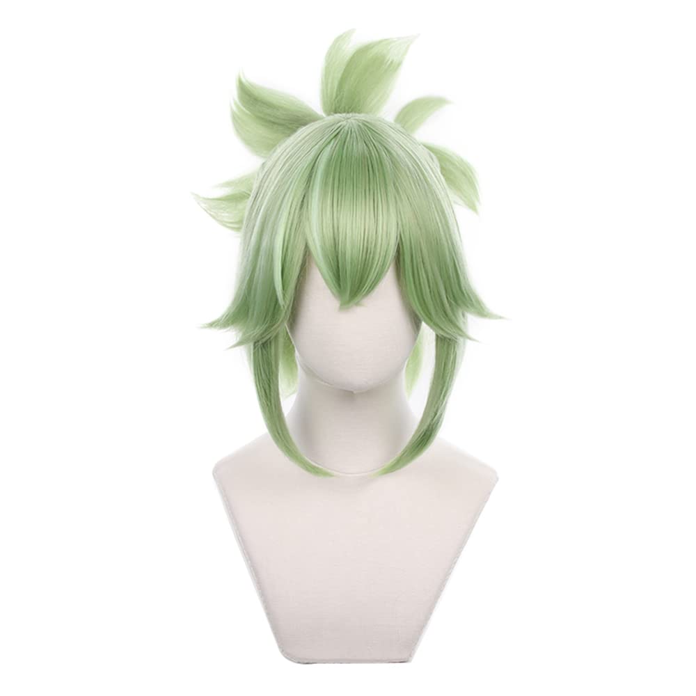 Anime Cosplay Wig, Genshin Impact Wig, with Free Wig Cap, for Halloween, Party, Carnival, Nightlife, Concerts, Weddings (Kuki Shinobu) โ image 1
