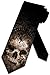 Three Rooker Skull Ties Mens Halloween Fossil Skeleton Necktie