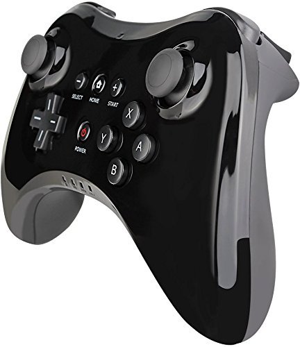 Wireless Wii U Pro Controller for Wii U Gamepad Joystick - Black