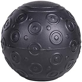 Upright Posture Massage Ball - 5 inch High Density EVA Foam Ball (Black)
