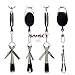 SAMSFX Fishing Quick Knot Tying Tool New 4 in 1 Fly Line Clippers with Zinger Retractor Combo (Silver)
