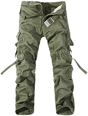 Men's Cotton Casual Military Army Cargo Camo Combat Work Pants